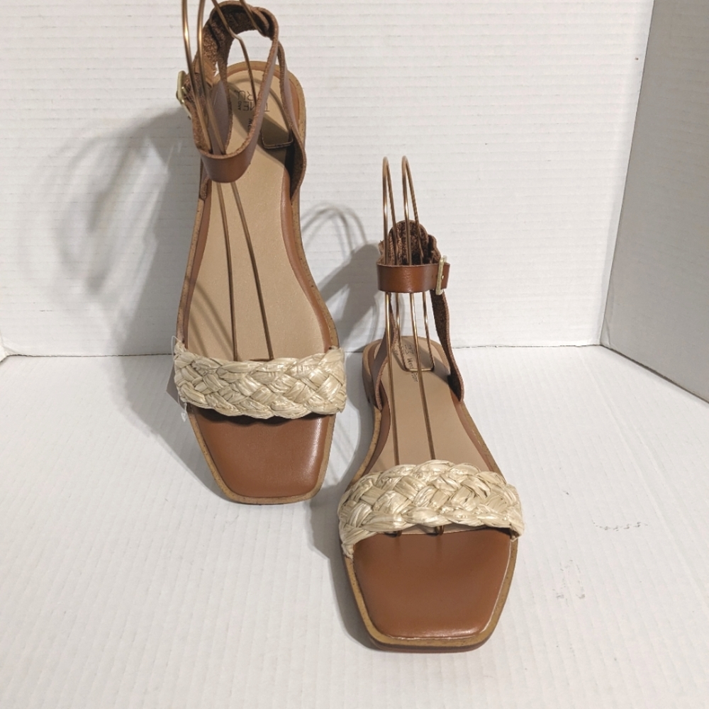 Time and Tru Braided Ankle Strap Sandle Sz 11 👡